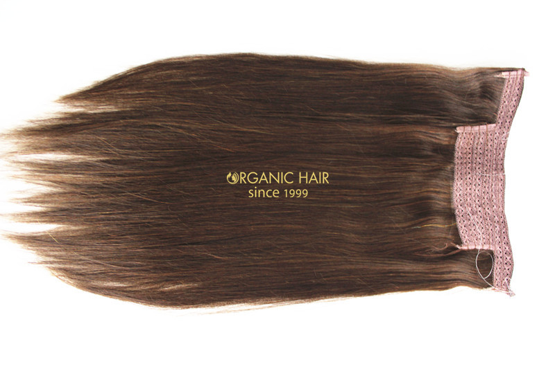 Factory Price Full Cuticles Remy Hair Halo Hair Extension